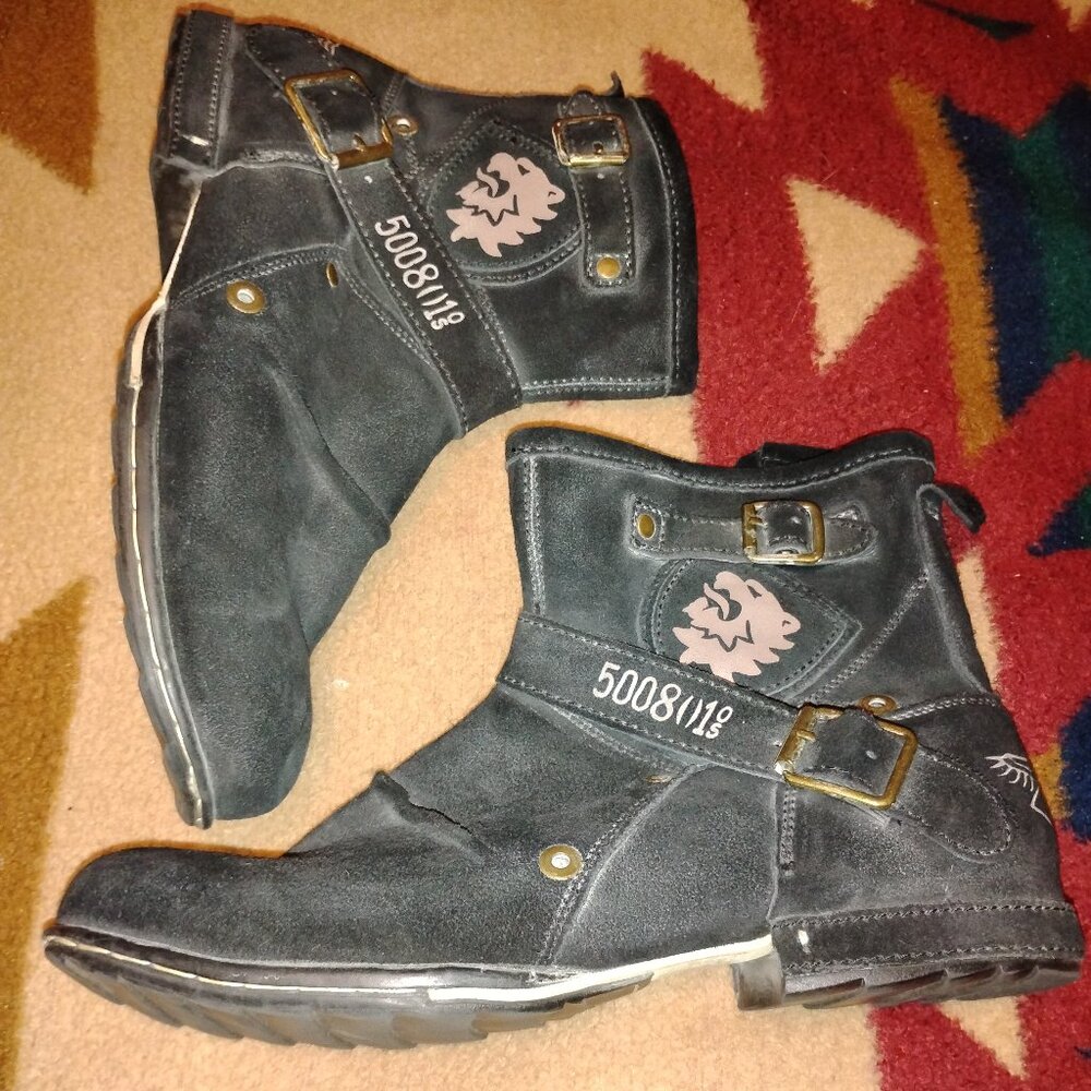 Men's Otto Leather Motorcycle Boots